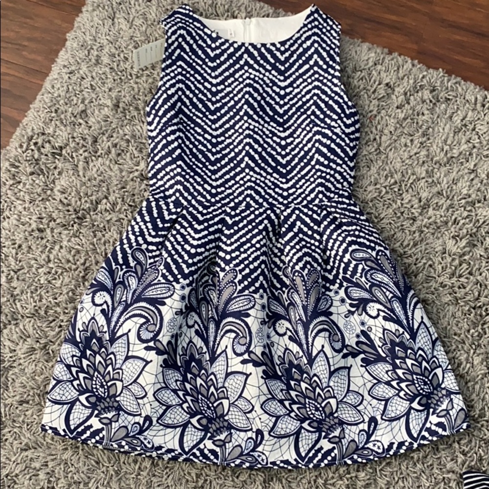 A1 Navy & White Women's Dress